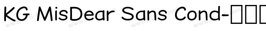 KG MisDear Sans Cond字体转换 KG MisDear Sans Cond字体转换